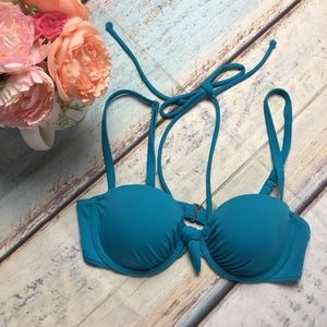 Victoria's Secret Teal BioFit Padded Bikini Top
